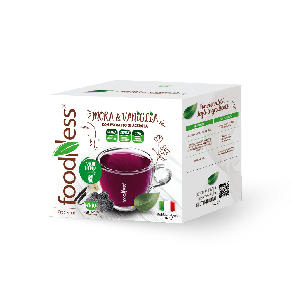 Mora & Vainilla caja x 10 cápsulas compatibles Dolce Gusto®