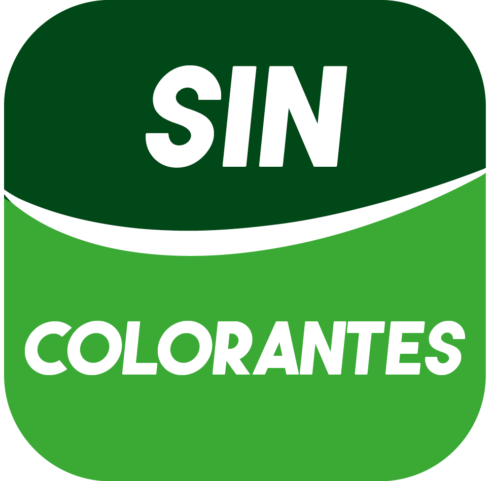 Sin colorantes artificiales